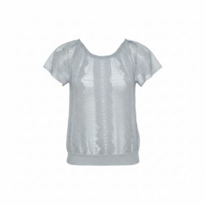 Women's Jacquard Knit Raglan Sleeve Top