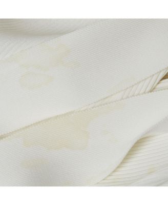 Women's White Rib Knit Sleeveless Tie-Up Top