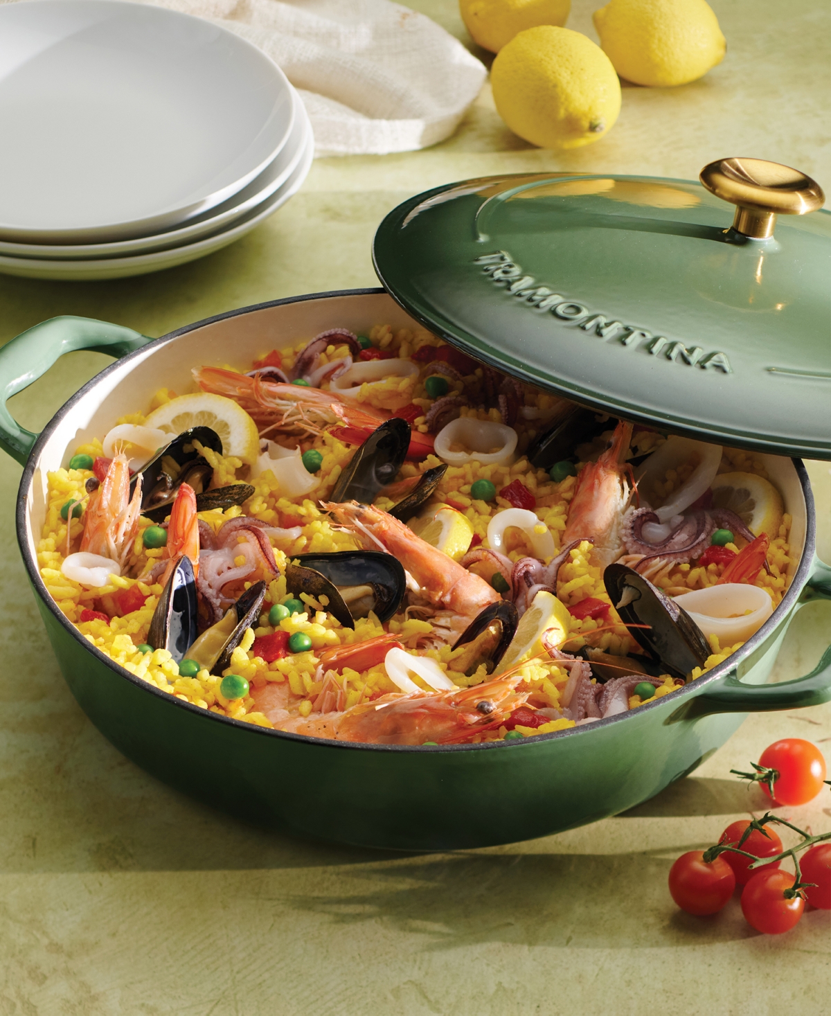 Tramontina Cast Iron 4-Quart Braiser with Lid