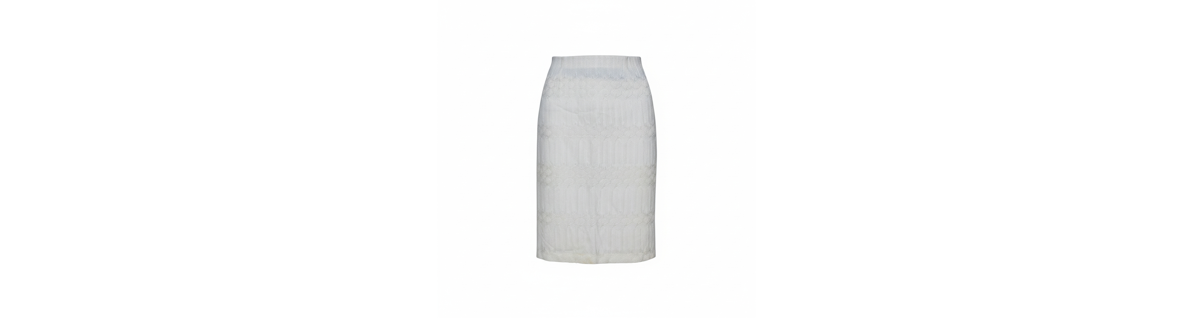 Pre-Owned Missoni Women's Cream Lace Mini Skirt
