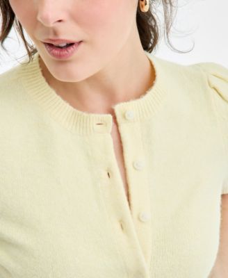 Women's Puff Sleeve Cardigan