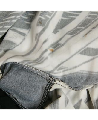 Women's Black Printed Jersey Brocch Detail Maxi Dress