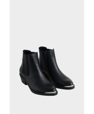 Top Grain Leather Boots For Women Comfortable Ankle Boot