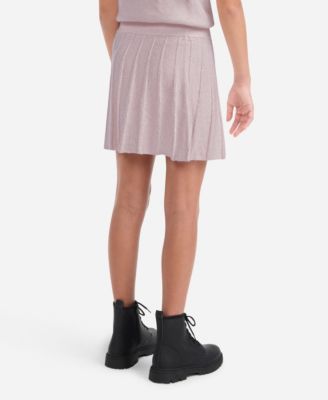 Girls' Pleated Sweater Skirt