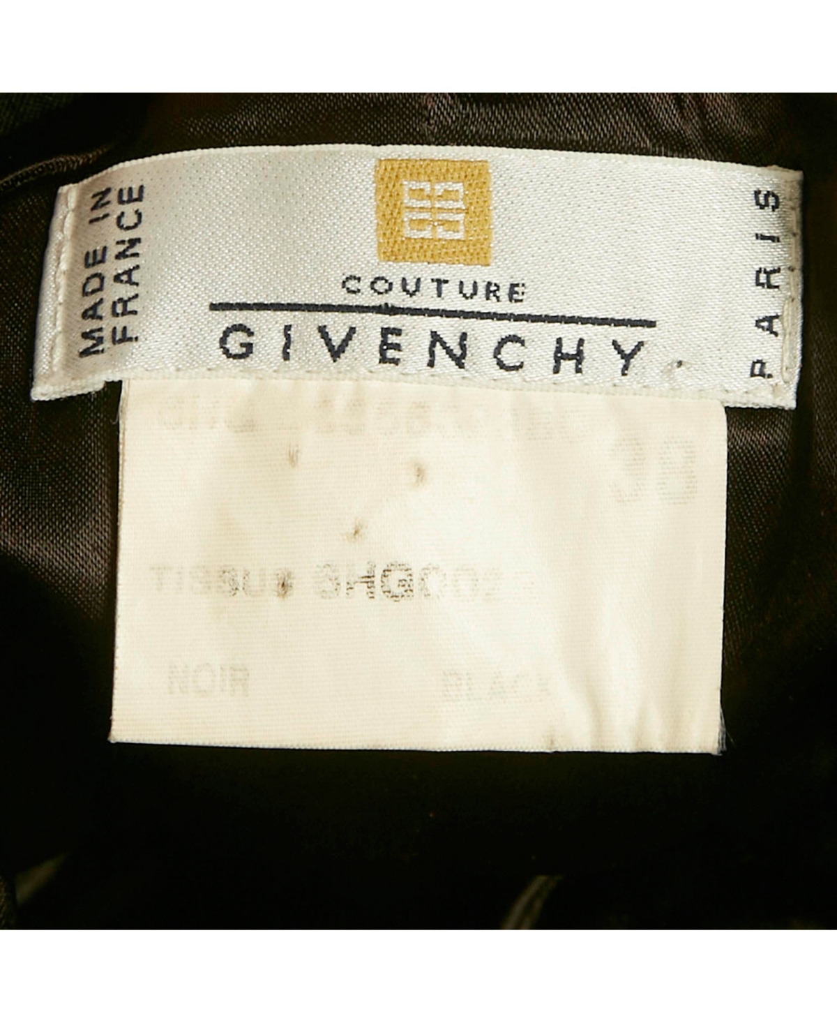 Pre-Owned Givenchy Women's Black Crepe Band Detail Strapless Jumpsuit