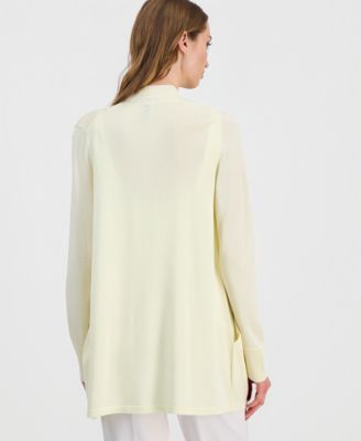 Women's Long-Sleeve Open-Front Cardigan