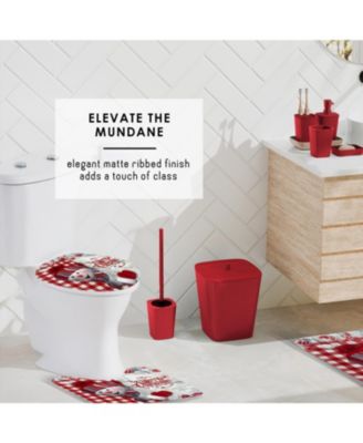 Complete Holiday Bathroom Decor & Accessory Set with Shower Caddy Set