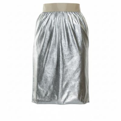 Women's Pre-Owned Dolce and Gabbana Faux Leather Pencil Skirt