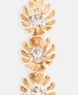 Gold-Tone 2-Pc. Set Crystal Flower Hair Pins