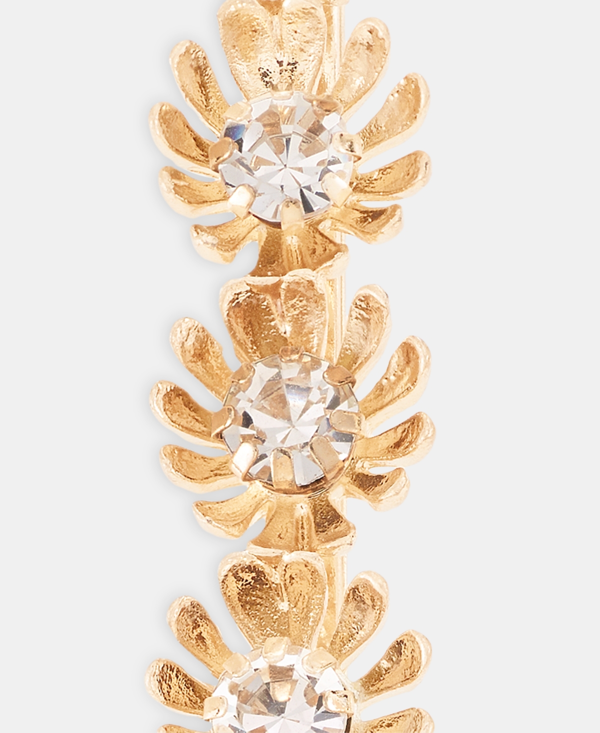 lonna & lilly Gold-Tone 2-Pc. Set Crystal Flower Hair Pins