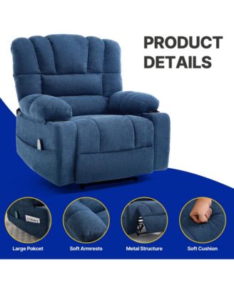 Massage Recliner Chair Sofa with Heating Vibration