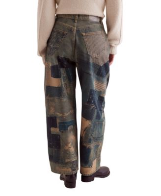 Women's Illusion Patchwork Jeans