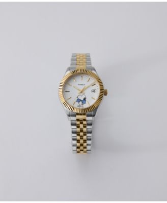 Women's Quartz Analog Two-Tone Stainless Steel Watch, 34mm