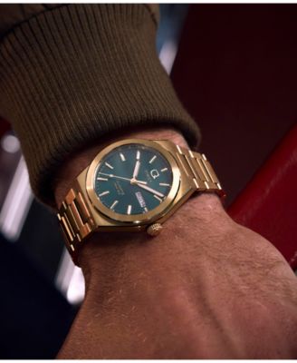 Men's Quartz Analog Gold-Tone Stainless Steel Watch, 39mm