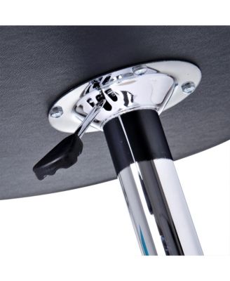 25" Round Indoor Home Pub Bar Table Adjustable Bistro Counter Round Swivel Top