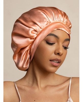 Women's Mulberry Silk Bonnet with Long Ribbons