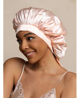 Women's Mulberry Silk Bonnet with Long Ribbons