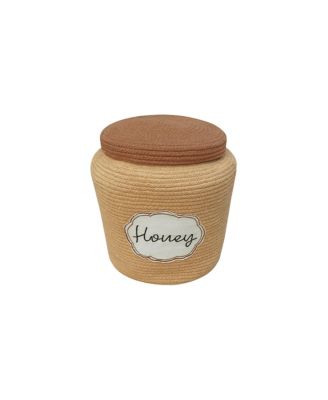 Basket Honey Pot