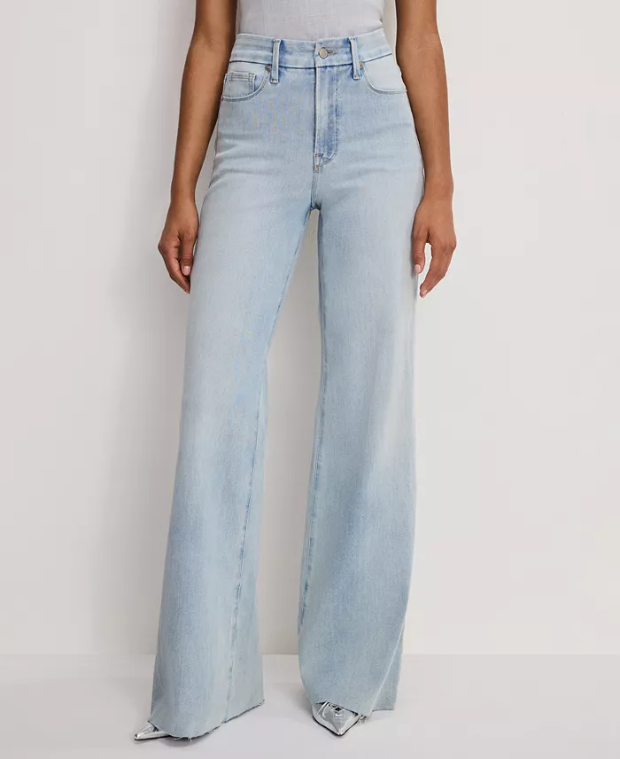 Women's Soft-Tech Good Waist Palazzo Jeans, Regular & Plus Size