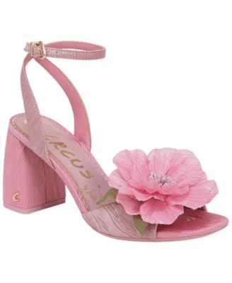 Circus NY by Sam Edelman Women's Aria Flower Two-Piece Block Heel