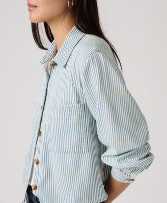 Women's Tini Long-Sleeve Hadley Stripe Utility Shirt