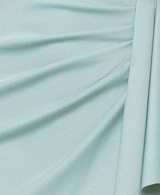 Women's One-Shoulder Side Ruffle Long Dress