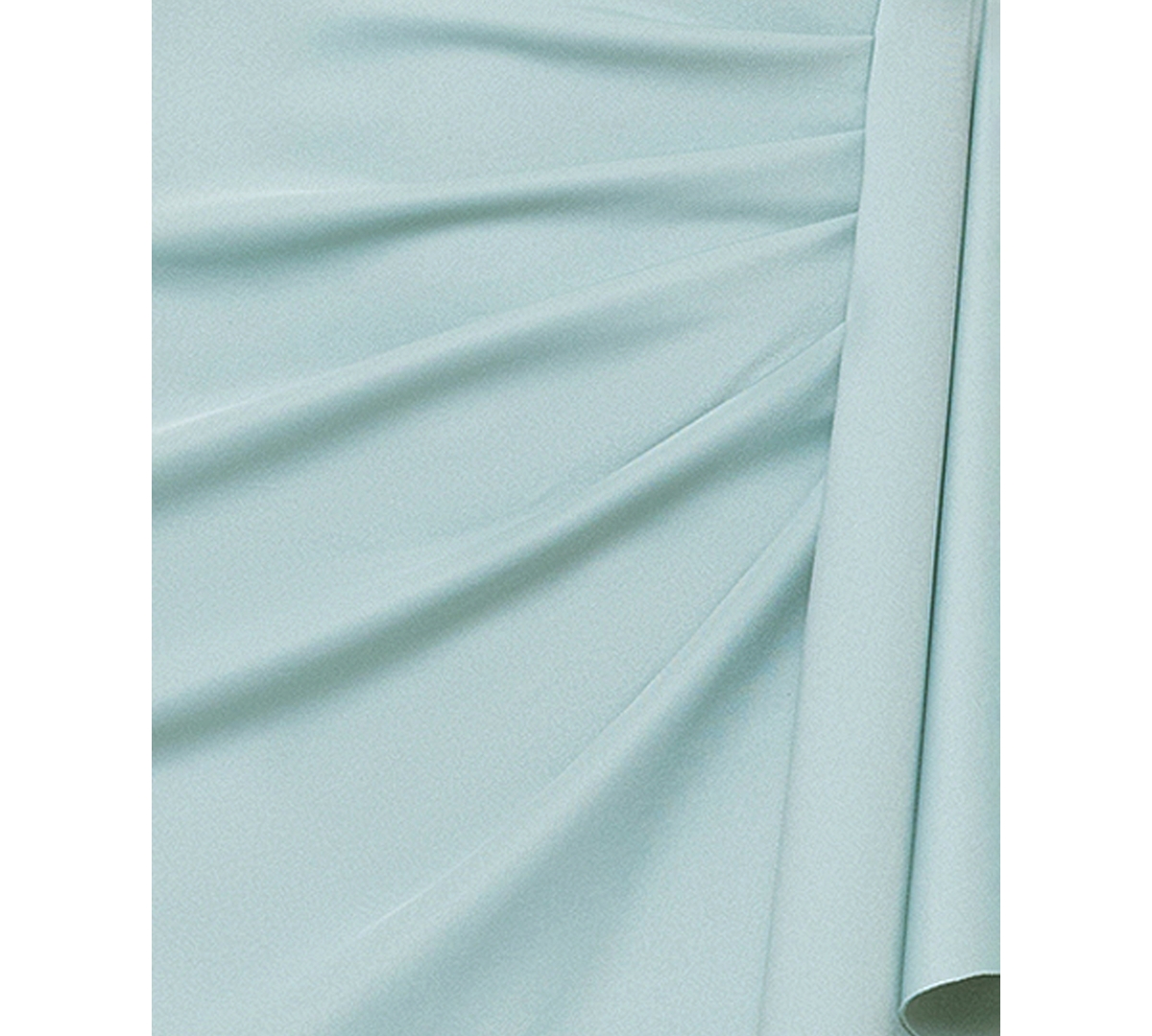 Xscape Women's One-Shoulder Side Ruffle Long Dress