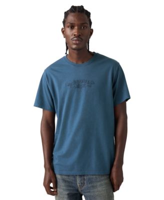 Men's Premium Relaxed-Fit Logo Graphic T-Shirt
