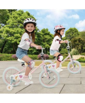 Inch Kids Bike with Adjustable Training Wheels