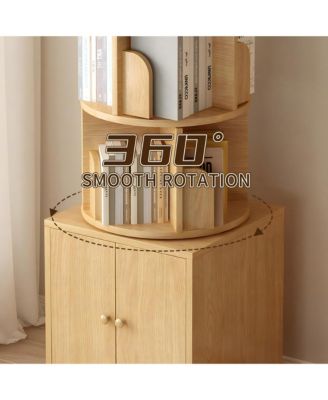 5-Tier Book Shelf Organizer, 69.68" Floor-Standing MDF Bookcase for Small Spaces