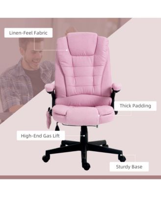Vinsetto 6 Point Vibrating Massage Office Chair with Lumbar Heat