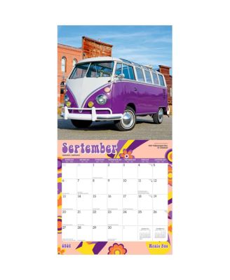 Magic Bus | 2026 12 x 24 Inch (Hanging) Monthly Square Wall Calendar | Plastic-Free.