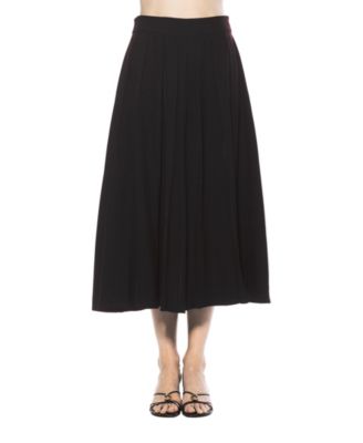 Women's Oren Long Pleated Midi Skirt