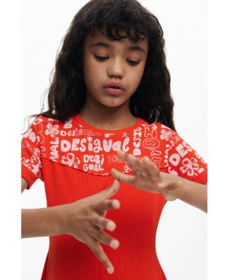 Girls short sleeves Knit Dress