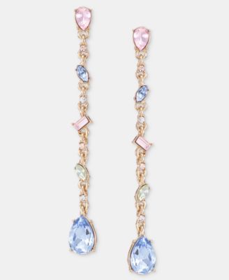 Crystal Linear Drop Earrings