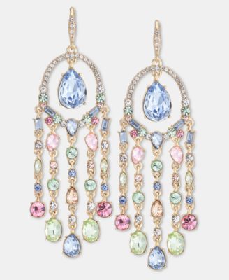 Multi-Stone Shaky Chandelier Earrings
