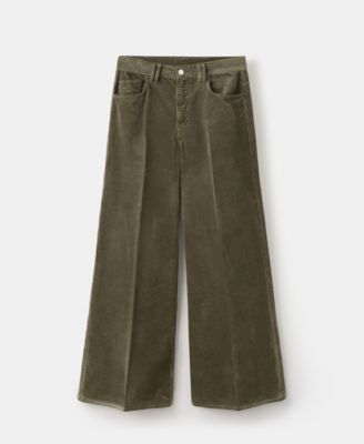 MANGO - Women's Wide-Leg Corduroy Jeans