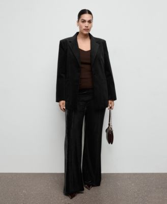 Women's Pockets Velveteen Jacket