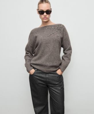 Women's Crystal Detail Sweatshirt