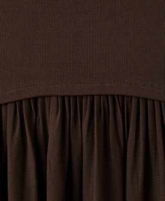 Women's Combined Strapless Dress