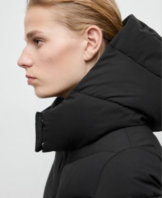 Women's Hood Midi Quilted Anorak