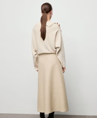 Women's A-Line Wool Skirt