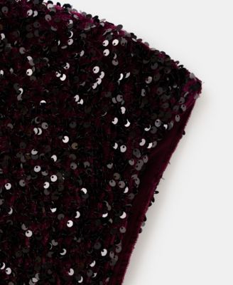 Women's Open Back Sequin Dress