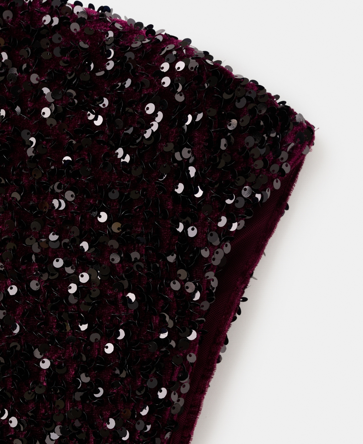 Mango Women's Open Back Sequin Dress