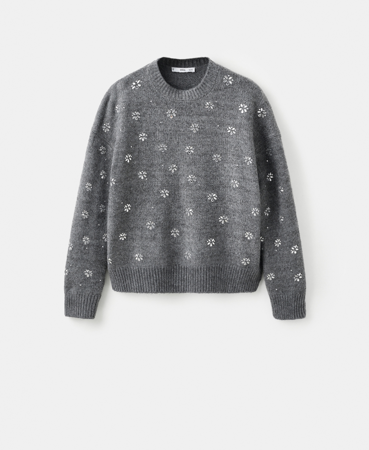 Mango Women's Crystal Detail Sweatshirt