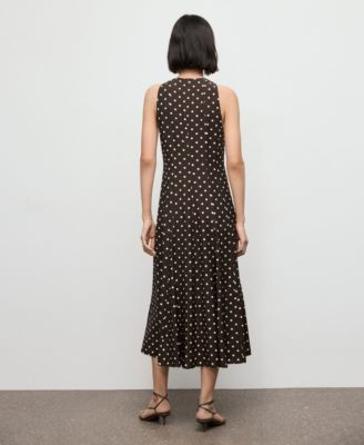 Women's A-Line Polka-Dot Dress