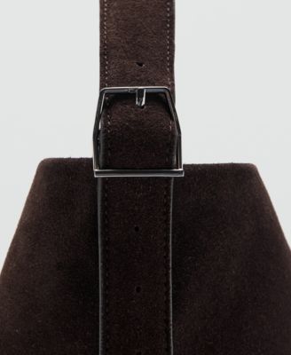 Women's Suede Shopper Bag