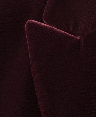 Women's Structured Velvet Blazer