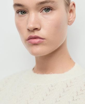 Women's Cable-Knit Lurex Sweater