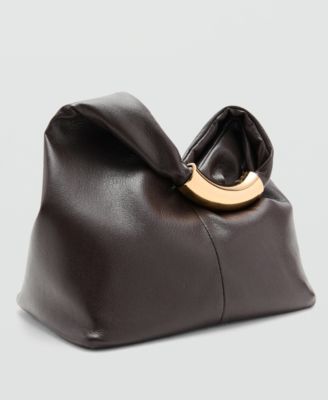 Women's Metal Handle Handbag